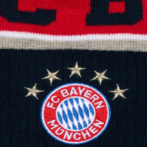 Bayern München sapka pompomos gyerek FC BAYERN szürke-kék