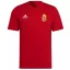 Magyarország póló pamut felnőtt szurkolói Adidas piros