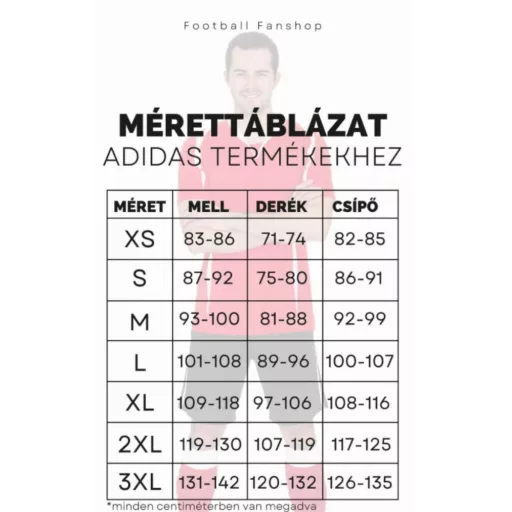 Magyarország póló pamut felnőtt szurkolói Adidas piros
