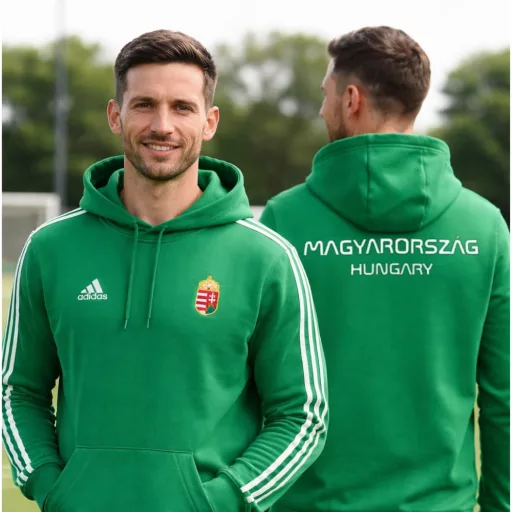 Magyarország pulóver Adidas zöld felnőtt Tiro23