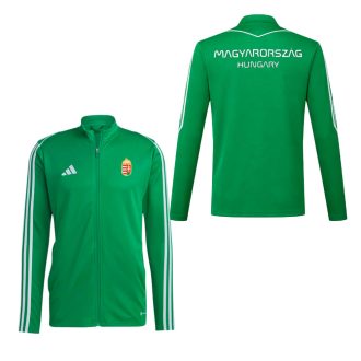 Magyarország melegítő felső Adidas zöld Tiro23 felnőtt