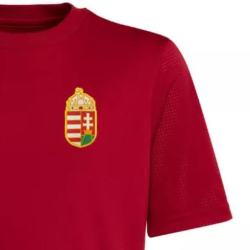 Magyarország mez felső szurkolói Adidas gyerek kerek nyak piros
