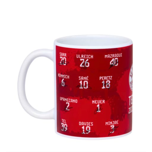 Bayern München bögre aláírásos piros