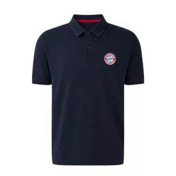Bayern München póló  galléros kék