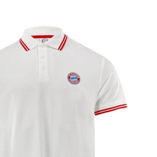 Bayern München póló felnőtt galléros fehér