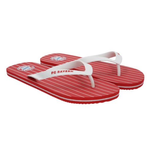 Bayern München papucs flip-flop piros