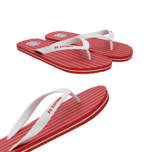 Bayern München papucs flip-flop piros