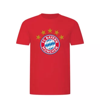 Bayern München póló 5 csillag gyerek piros