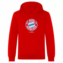 Bayern München pulóver kapucnis felnőtt piros