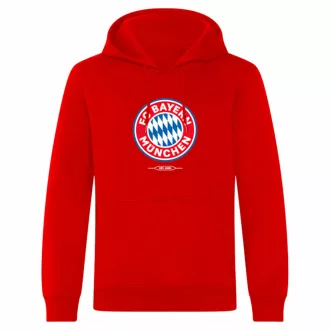 Bayern München pulóver kapucnis felnőtt piros