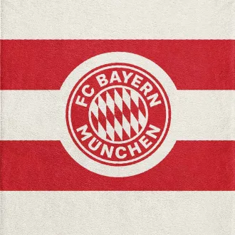 Bayern München törölköző PAMUT 70x140 cm csíkos