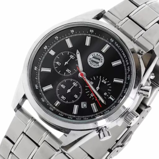 Bayern München karóra felnőtt ezüst cserélhető szíjjal