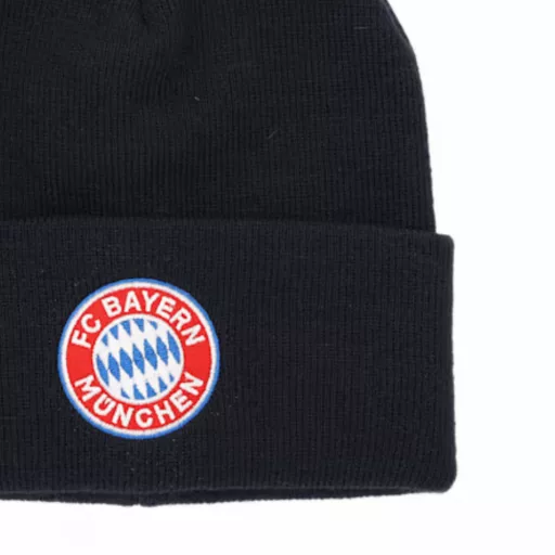 Bayern München sapka kötött visszahajtós fekete felnőtt