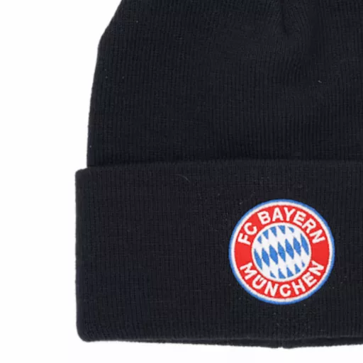 Bayern München sapka kötött visszahajtós fekete felnőtt