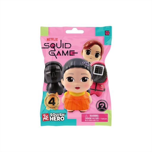 YuMe Squid Game Squish Hero meglepetés mini figura tasakban