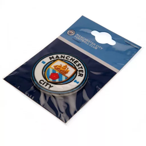 Manchester City hűtőmágnes 3D Crest