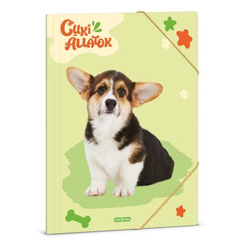 Ars Una Ars Una Cuki Állatok-Welsh Corgi A/4 Gumis Dosszié