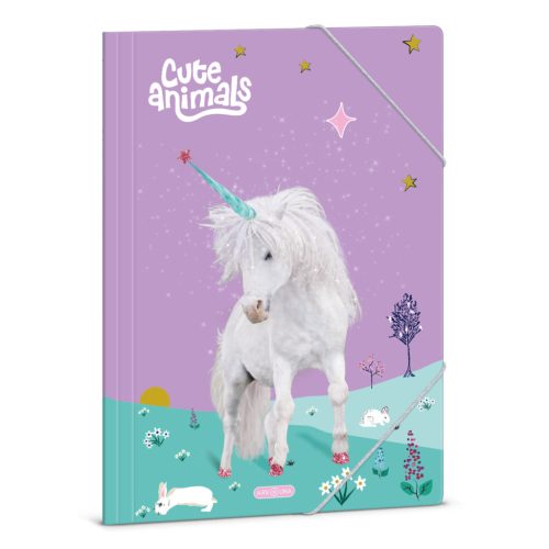 Ars Una Ars Una Cute Animals-Unicorn A/4 Gumis Dosszié