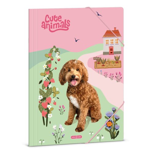 Ars Una Ars Una Cute Animals-Doggie A/4 Gumis Dosszié