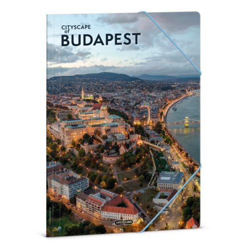 Ars Una Ars Una Cityscape-Budapest A/4 Gumis Dosszié