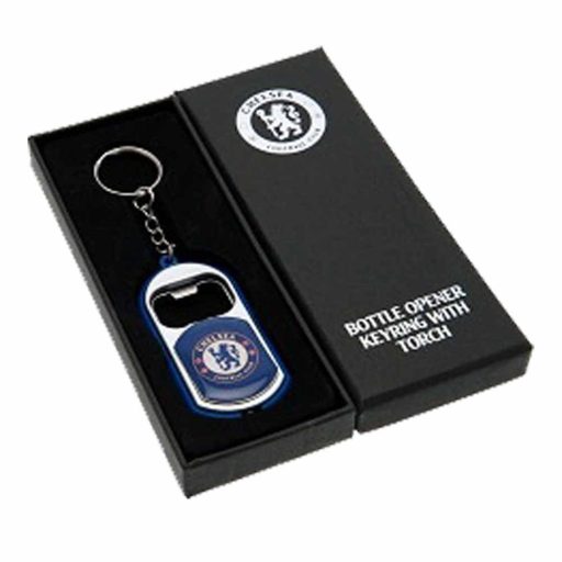 Chelsea kulcstartó sörnyitó és lámpa