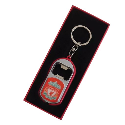 Liverpool kulcstartó sörnyitó és lámpa