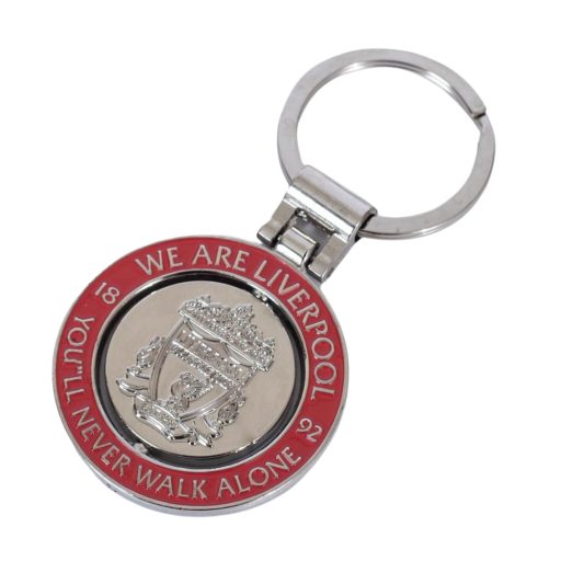Liverpool kulcstartó forgós Crest
