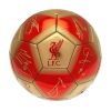 Liverpool labda aláírásos piros-arany