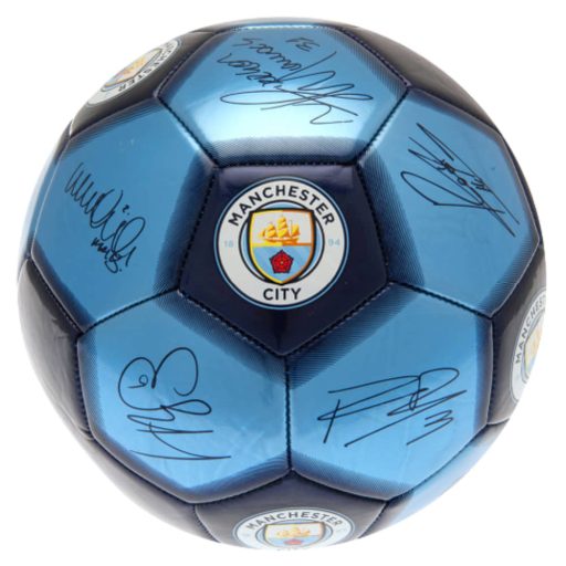 Manchester City labda aláírásos