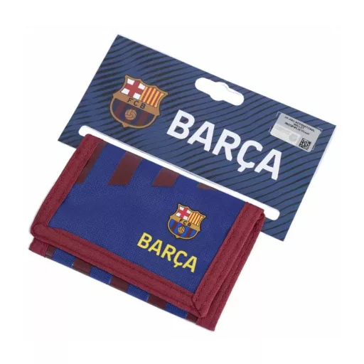 Barcelona pénztárca tépőzáras Stripe