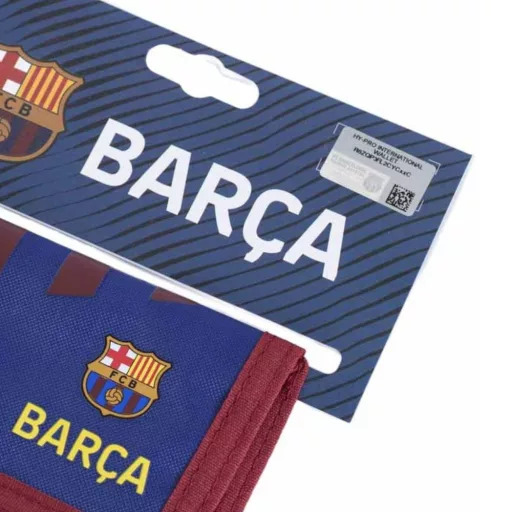Barcelona pénztárca tépőzáras Stripe