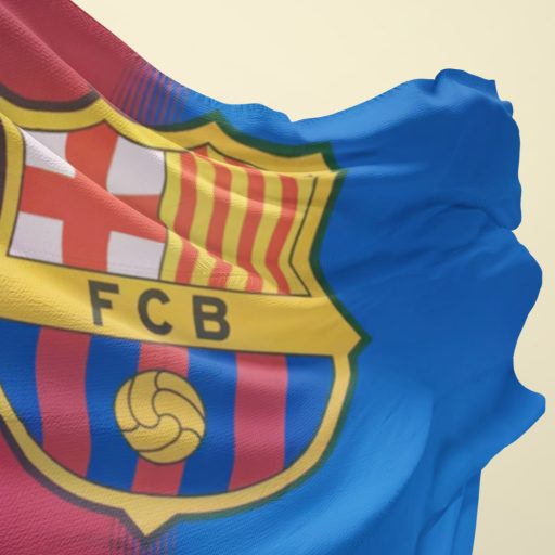 Barcelona zászló 152x91 cm Crest