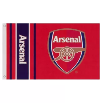 Arsenal zászló 152x91 cm Wordmark Stripes