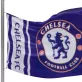 Chelsea zászló 152x91cm Wordmark Stripe