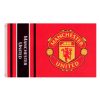 Manchester United zászló 152x91 cm Wordmark Stripe