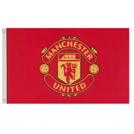 Manchester United zászló 152x91 cm Core Crest