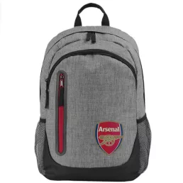 Arsenal hátizsák, iskolatáska szürke