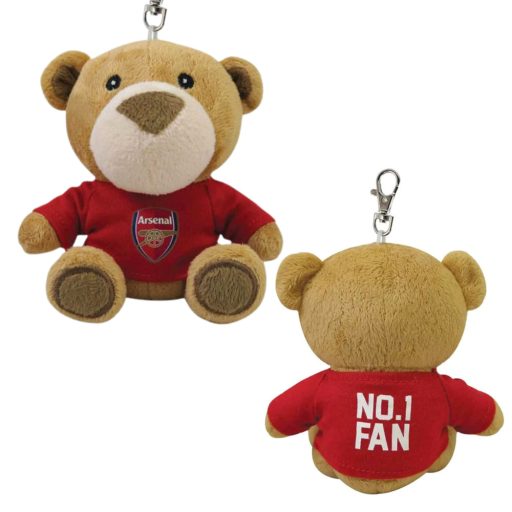 Arsenal kulcstartó, táskadísz plüss maci