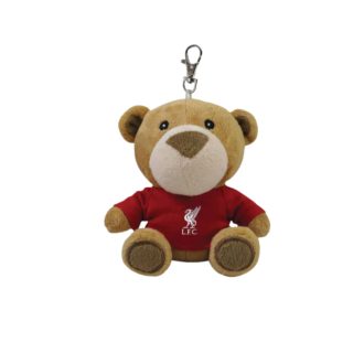 Liverpool kulcstartó, táskadísz plüss maci