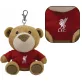 Liverpool kulcstartó, táskadísz plüss maci
