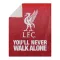 Liverpool takaró Sherpa Slogen 152x127 cm