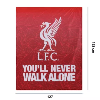 Liverpool takaró Sherpa Slogen 152x127 cm