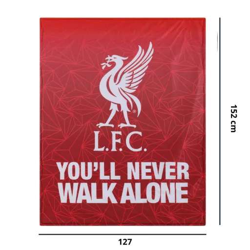 Liverpool takaró Sherpa Slogen 152x127 cm