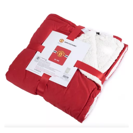 Manchester United takaró 125x150 sherpa