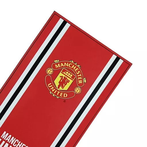 Manchester United törölköző PAMUT,  csíkos