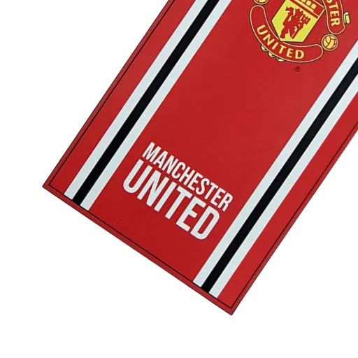 Manchester United törölköző PAMUT,  csíkos