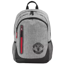 Manchester United hátizsák, iskolatáska szürke