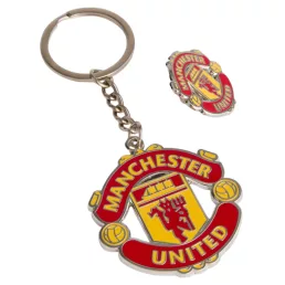 Manchester United kulcstartó kitűzővel