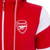 Arsenal pulóver kapucnis zippes