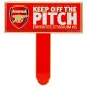 Arsenal tábla Keep Off The Pitch